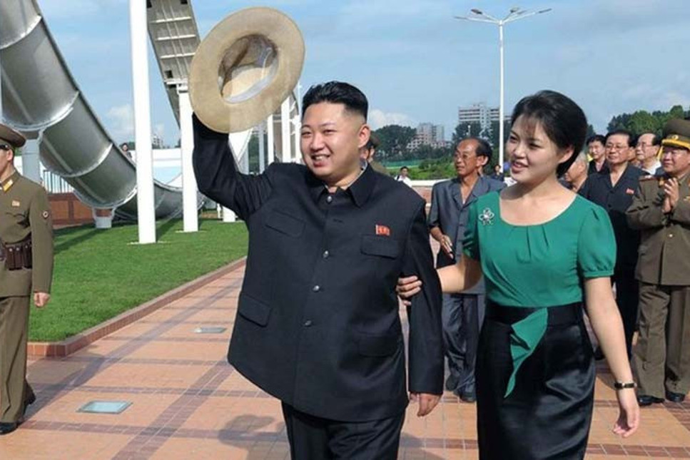 Kuzey Kore Lideri Kim Jong'un eşi ponpon kızmış!